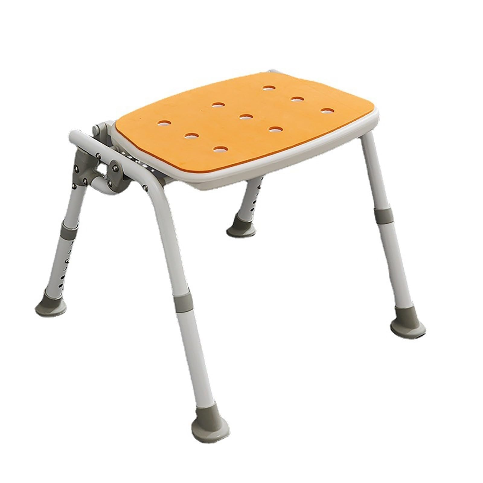 X&Z-XAOY Sillas De Ducha con Cojín De EVA Y Reposapiés Antideslizante Asiento De Ducha Regulable En Altura Taburete De Baño para Ancianos Y Discapacitados Máximo 330 Lbs