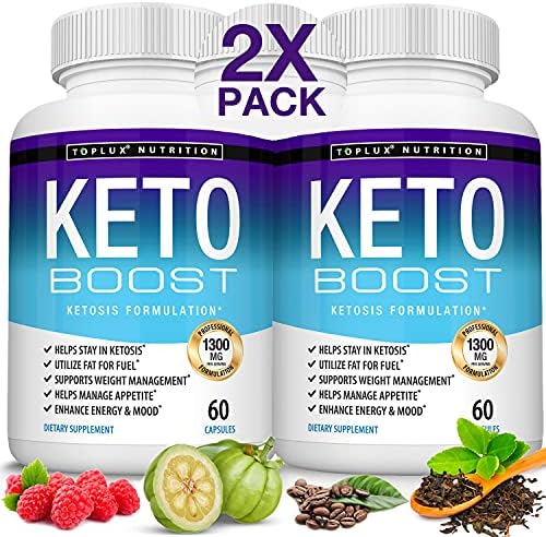 Keto Boost Diet Pills Ketosis Supplement – Natural Exogenous Keto Formula Support Energy & Focus, Advanced Ketones for Ketogenic Diet, Keto Diet Pills, for Men Women, Toplux Supplement