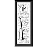'Time for Everything' By Deb Strain, Printed Wall Art, Ready To Hang Framed Poster, Black Frame