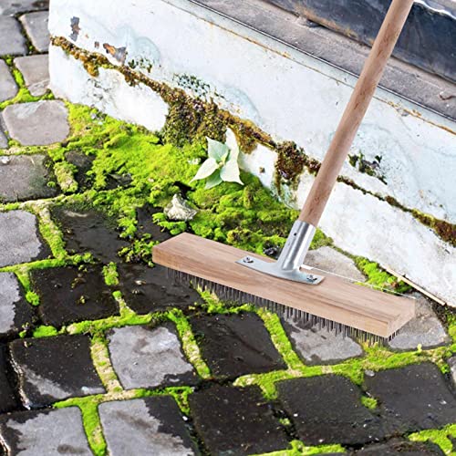 Bodendrahtbesen, Edelstahl-Drahtbesen, einfache Installation, robuste Borstenbesen, steife Borsten, Bodenbürste für die Reinigung von Grill, Kamin und Schornstein – Bild 5
