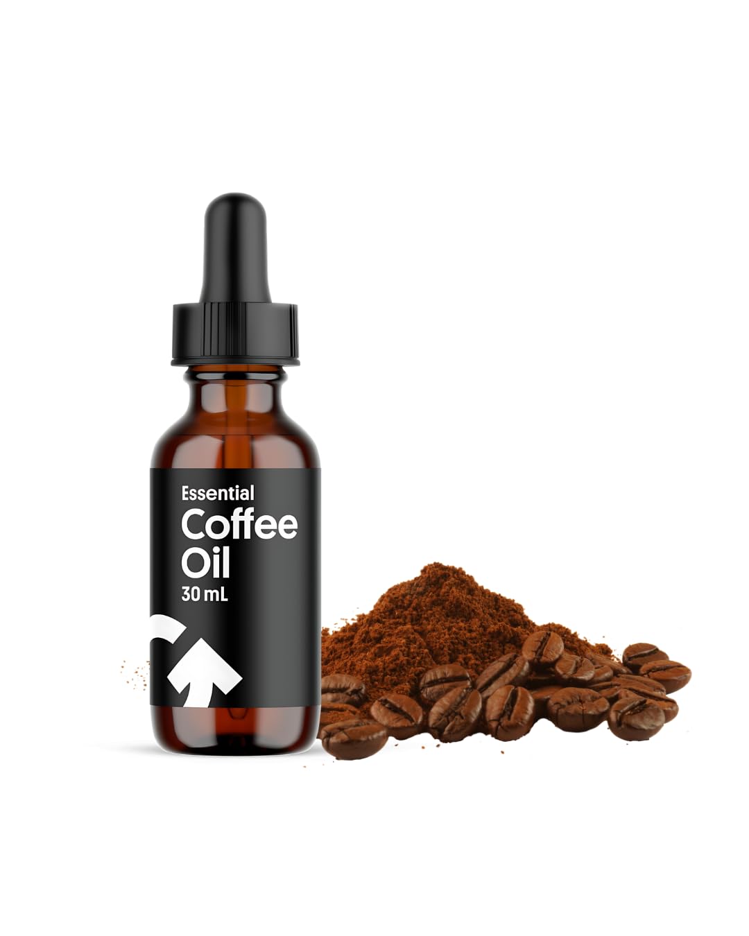GroundUp Upcycled Coffee Oil for Skin and Hair – Natural Antioxidant-Rich Caffeine Oil for Moisturizing and Scalp Care – Sustainable Skincare