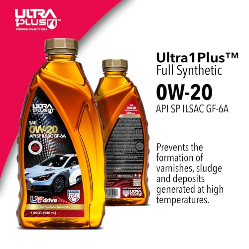Image of SAE 0W-20 Full Synthetic Motor Oil API SP ILSAC GF-6A 5 Quart Jug