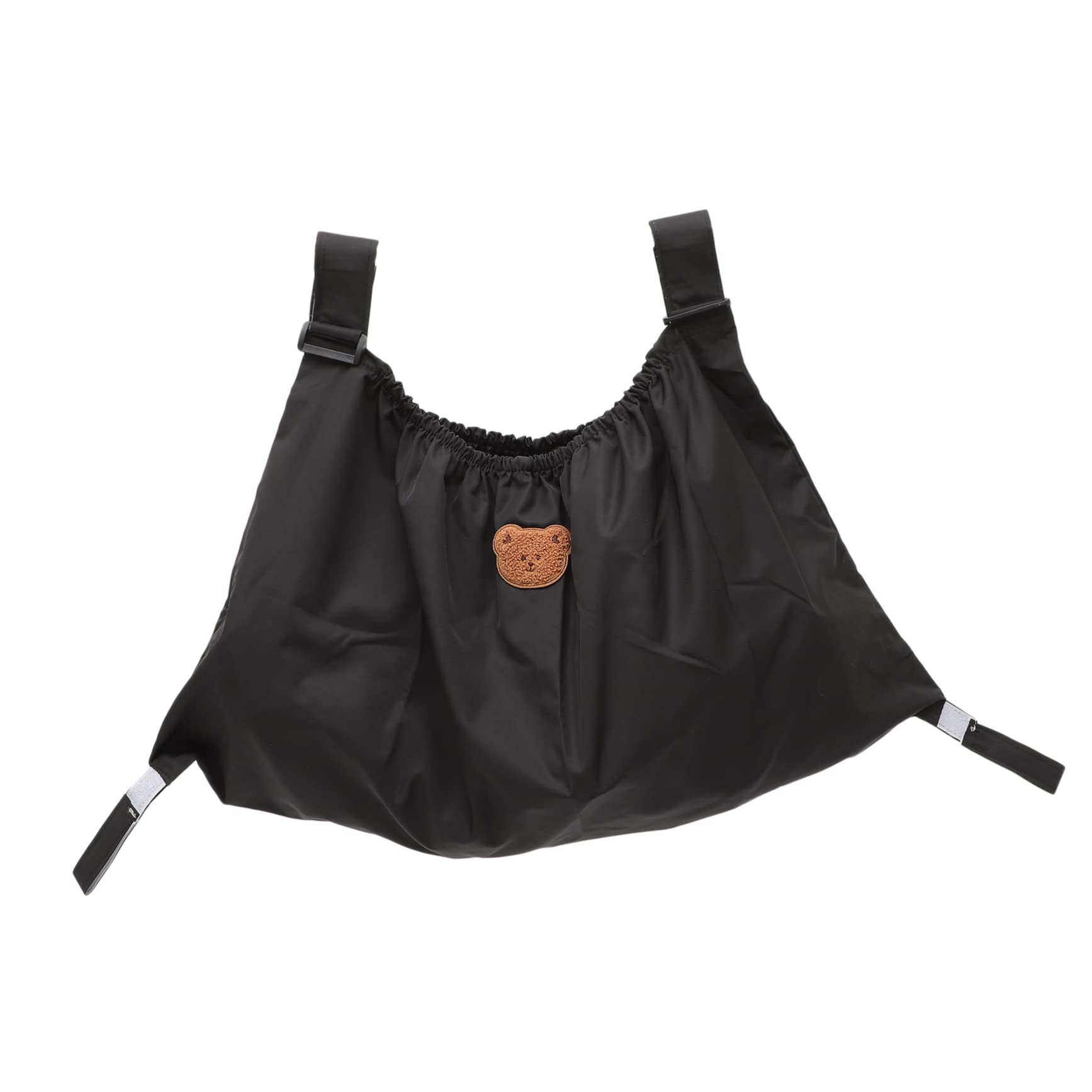 Hemoton Hanging Stroller Bag Organizer Diaper Bottle Storage Accessories Large Pockets Easy Install