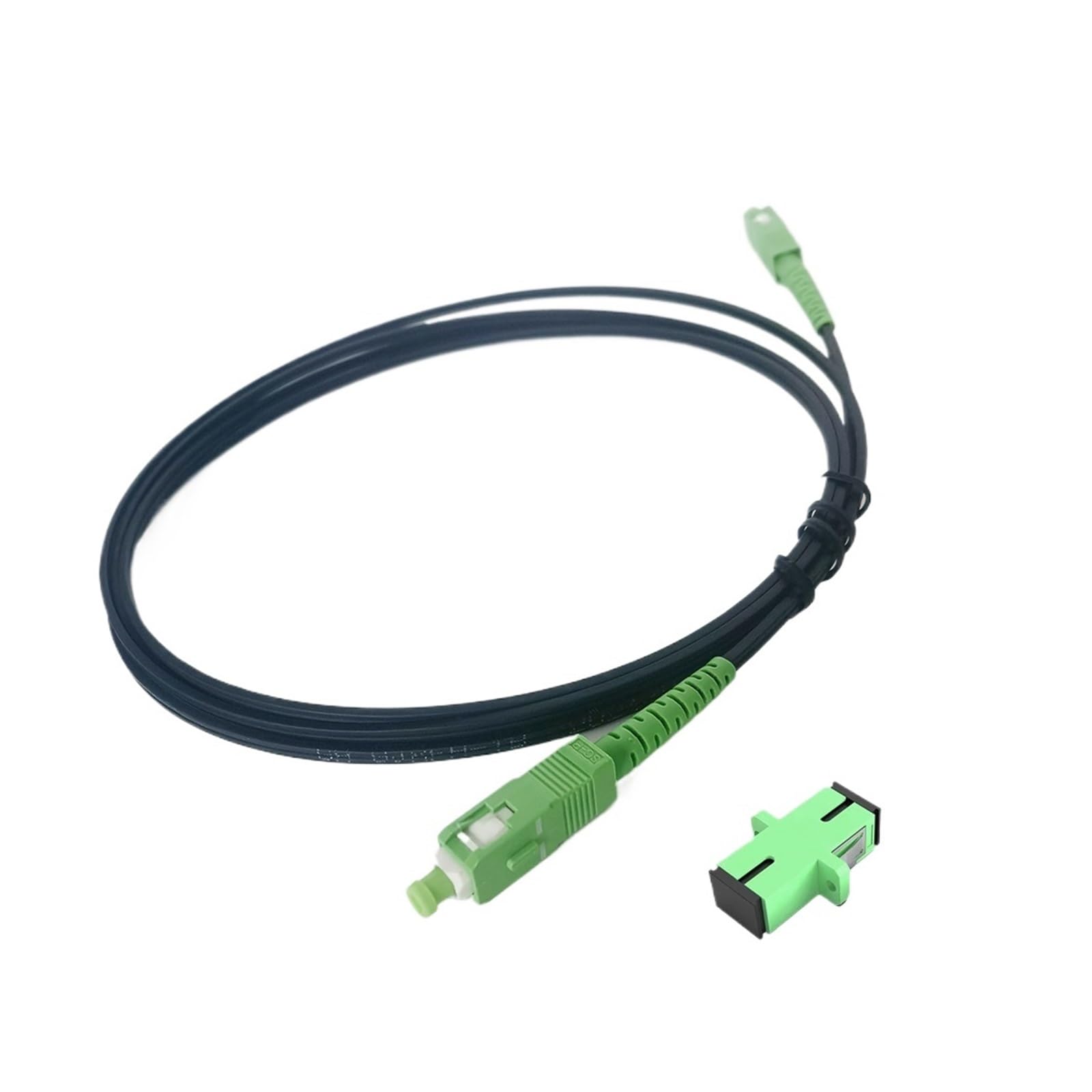 Câble FTTH monomode SC APC intérieur rallonge optique 2m - 5