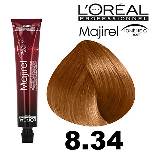 Majirel Colorazione Capelli Tonalità 8.34 Biondo Chiaro Dorato Ramato