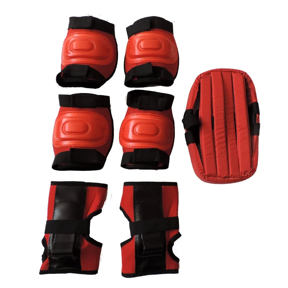 Griffin Protective Set Suitable for Age Group Upto 15 Years Old for Skating & Cycling (Red, Medium) (B0BR3HNXVS) Amazon Price History, Amazon Price Tracker