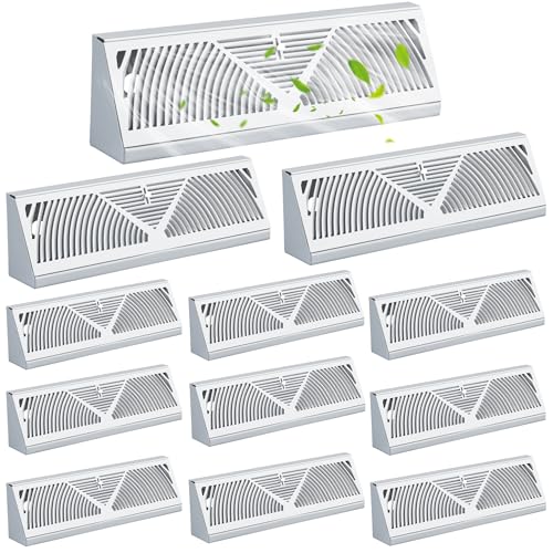 Baseboard diffuser vent covers, 12-pack 15 inch