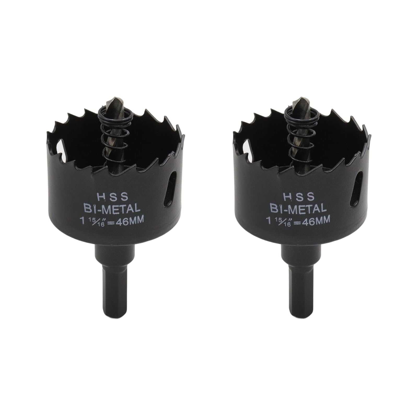 1-13/16"/46mm Dia Hole Saw Blade BI -Metal Hole Saw Hole Cutting Drilling Tool-2pcs