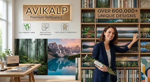 Image of Avikalp Exclusive AWZ0192 3D Mural China Retro Modern Scenery HD 3D Wallpaper[9 ft x 6 ft] / [274 cm x 183 cm]