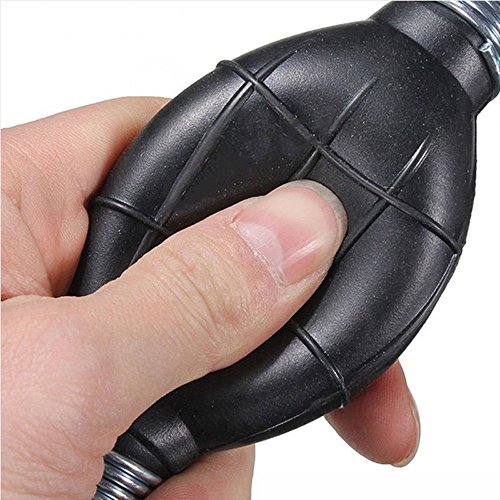 Gimiton 3 Sizes 6/8/10mm Fuel Line Pump Primer Bulb Hand Primer Pumps Black Rubber Fuel Transfer Vacuum for Marine Boat Diesel Accessories (4-Sizes) - Thumbnail 2