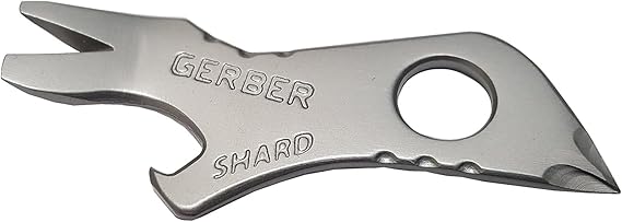 Gerber Gear Shard 7-in-1 Keychain Bottle Opener Multitool with Screwdriver, Gifts for Dad, Fathers and Men from Daughter, Wife or Son - Silver Gerber Gear Shard 7-in-1 Keychain Bottle Opener Multitool with Screwdriver, Gifts for Dad, Fathers and Men from Daughter, Wife or Son - Silver