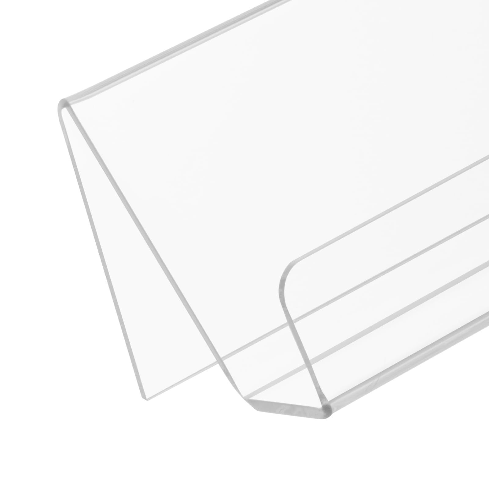 YUENPUN 10 PCS Acrylic Card Display Stand, Table Top Name Card Holders - Image 3