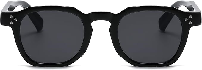 Lunettes De Soleil Hexagonale Femme Homme Vintage Petites