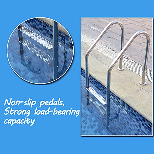 Escalera para Piscina de Acero Inoxidable 2 Peldaños miniatura 4