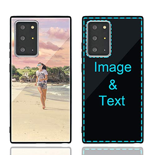 MXCUSTOM Custom Phone Case for Samsung Galaxy Note 20 Ultra 5G, Customized Personalized Anti-Scratch Tempered Glass Soft TPU Cases with Photo Image Text Picture Design Cover (GHS-BK-P1)