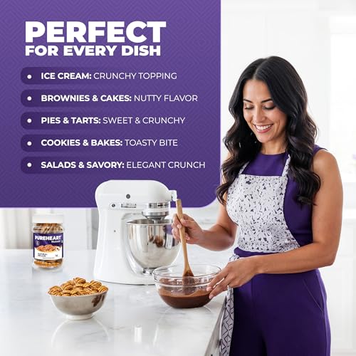 Image of Pureheart Premium Pecan Nuts 80g | Premium Natural Pecans | Healthy Dry Fruits Snack | Rich in Protein, Fibre & Antioxidants | Ideal for Snacking & Baking