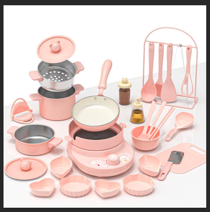 Gotoofun Kids Kits for Home Kitchen(Pink)