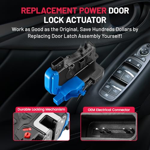 Image of SYERAL Power Door Lock Actuator 814202V000 81420-2V000 RR Rear Right Passenger Side Latch Motor Compatible with Hyundai Veloster 2012-2017