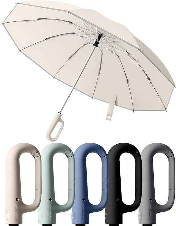 Voltonix Umbrella Automatic Open Travel Umbrella with Wind Vent,Umbrella big size for men, Umbrella for girls, Umbrellas for rain,Windproof Umberalla Large for Man,Women (Cream) (B0D7MNPMCZ) Amazon Price History, Amazon Price Tracker
