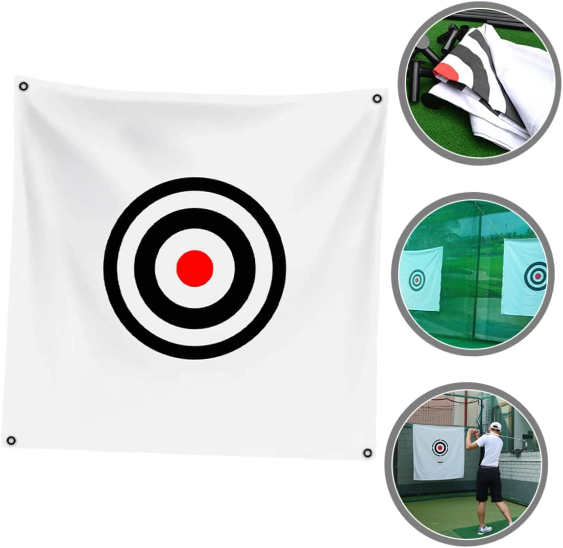 Professional Targeting Cloth Canvas Hitting Net Portable Chipping Net Indoor Chipping Game Mat