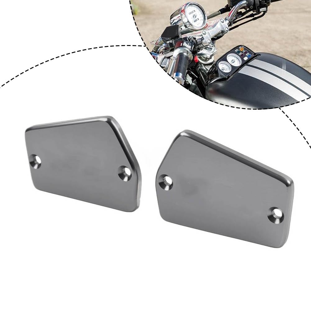 GZYF Fluid Reservoir Clutch Cap Brake Cover Aluminum Titanium for Yamaha V-Max 1200 1985-2007 Motorbike