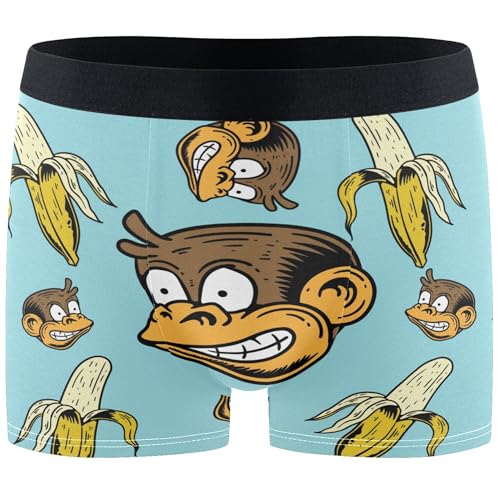 visesunny Mens Underwear Rayon Boxer Briefs Breathable and Soft with Fly Underwear for Men