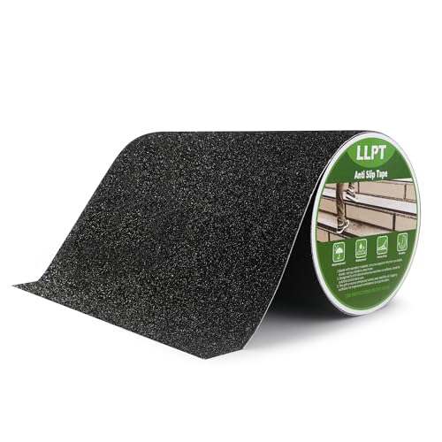 LLPT Grip Tape 8" x 16.5 Ft Black Heavy Duty Anti Slip Tape