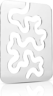 Free Motion Quilting Template for Domestic Sewing Machine Quilting, Arcylic Quilting Templates Rulers Transparent Quilting Templates for Beginners Domestic Sewing (24x16x0.4 CM)