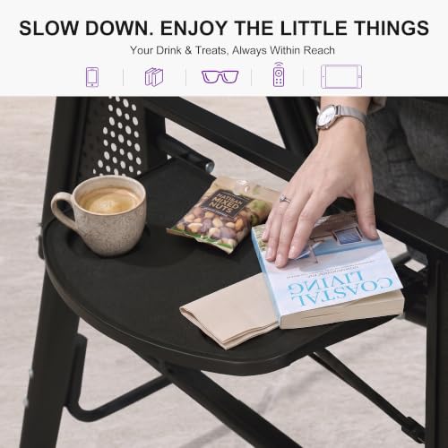 Image of PURPLE LEAF 3-Seat Porch Swing Outdoor w /Cushion & Adjustable Canopy, Gray