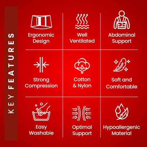 Image of Dr.Ortho Abdominal Belt for Women, Post C-Section Surgery, Maternity Waist Support After Delivery, Tummy Reduction, Belly Support Belt Grey (Large)