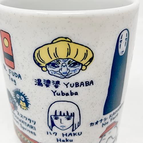Studio Ghibli Via Bluefin Benelic Spirited Away Japanese Teacup - Official Studio Ghibli Merchandise, White, 8 Oz #TOP1