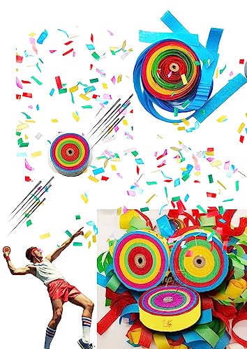 Premium Hand Throwing Paper Confetti Ribbon Shower For Outdoor Events (Pack of 4 Ribbons)