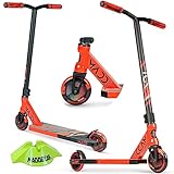 MADD GEAR MGP Kick PRO Scooter – Suits Boys & Girls Ages 6+ - Max Rider Weight 220lbs – 3 Year Manufacturer’s Warranty – World’s #1 Pro Scooter Brand (Kick PRO RED/Black 2021)