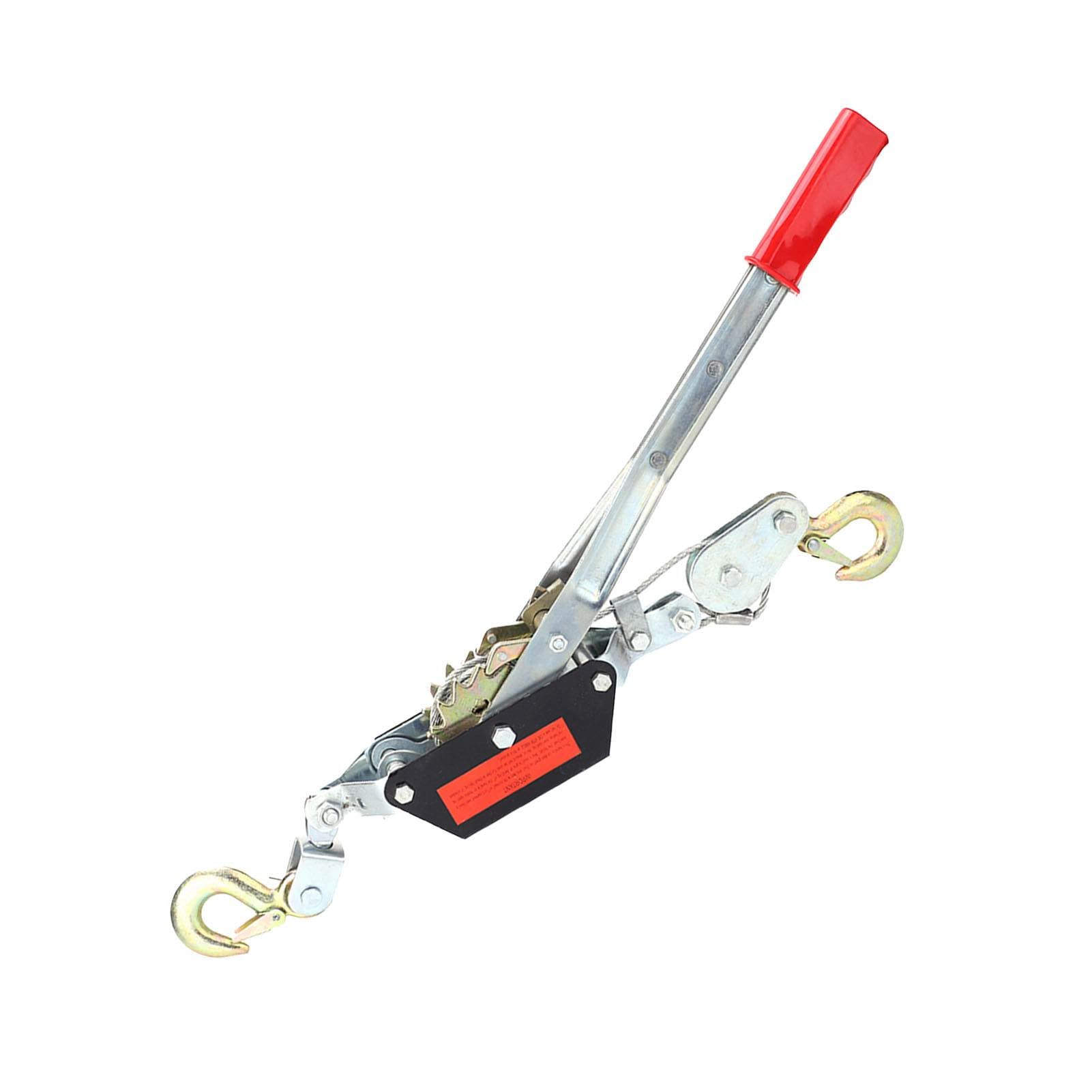 Gegong 2 tonnellate per 4 tonnellate a corper di corper a corper a corper a doppio strumento di sollevamento del gancio mini con impugnatura imbottita acciaio pesante (2T)