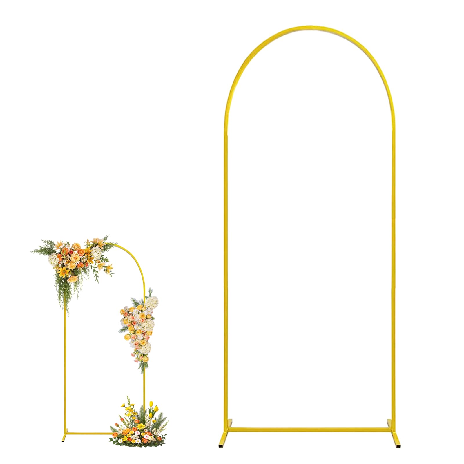 1,8M Soporte para Fondo De Arco De Boda Arco De Globos Metal Dorado Marco De Arcos De Boda para DecoracióN De Bodas Fiestas De CumpleañOs