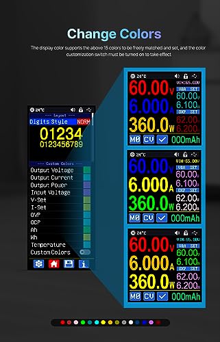 Image of RD Digital Control RK6006-C 60V 6A 4 Digit Adjustable AC to DC Lab Bench Power Supply Regulator 360W