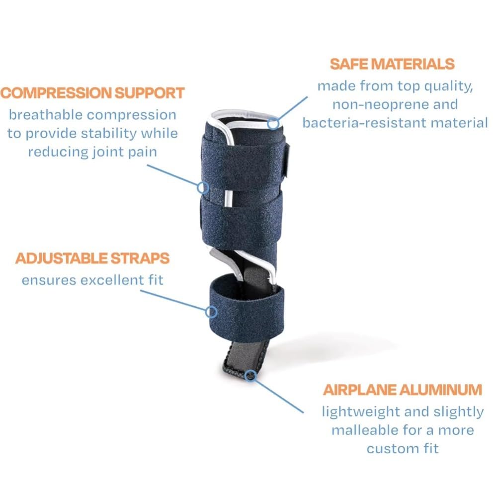 Soporte ajustable para patas de gato con férula de aluminio extraíble, estabiliza la hiperextensión del carpal/tarso, fracturas y esguinces, soporte suave y transpirable para patas delanteras o