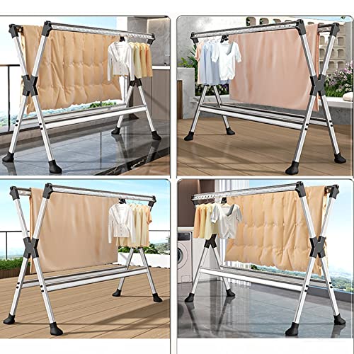 Étendoir à linge pliable pour optimiser l'espace dans votre buanderie