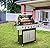 4-Burner Propane Gas BBQ Grill with Stainless Steel Upper Lid, 46790 BTUs Output Outdoor Grill with Warming Rack for Patio Garden Barbecue Grilling, Black & Silver (4-Burner 46790 BTU)
