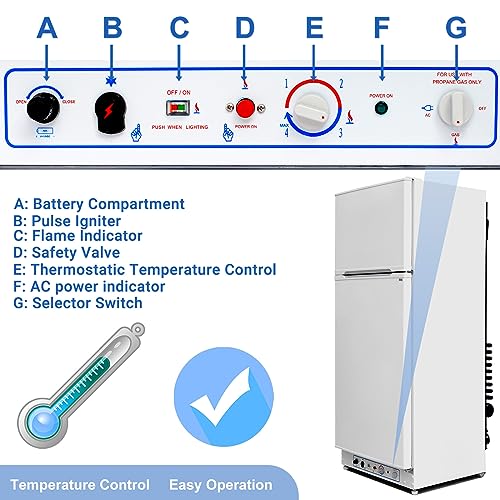 Smad XCD-388-1 Propane Refrigerator thumb #4
