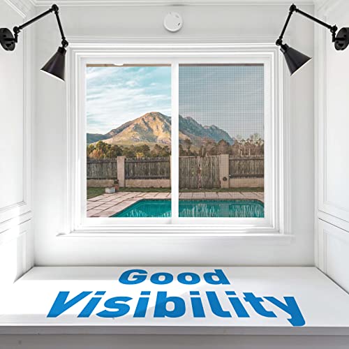 Homwmpa Window Screen Replacement Kit, 36"W × 90"L Durable Fiberglass Adjustable Screen Mesh With Retainer Spline (32Ft) For Diy Project Window Screen Door Screen Replacement & Repair, Black #TOP7