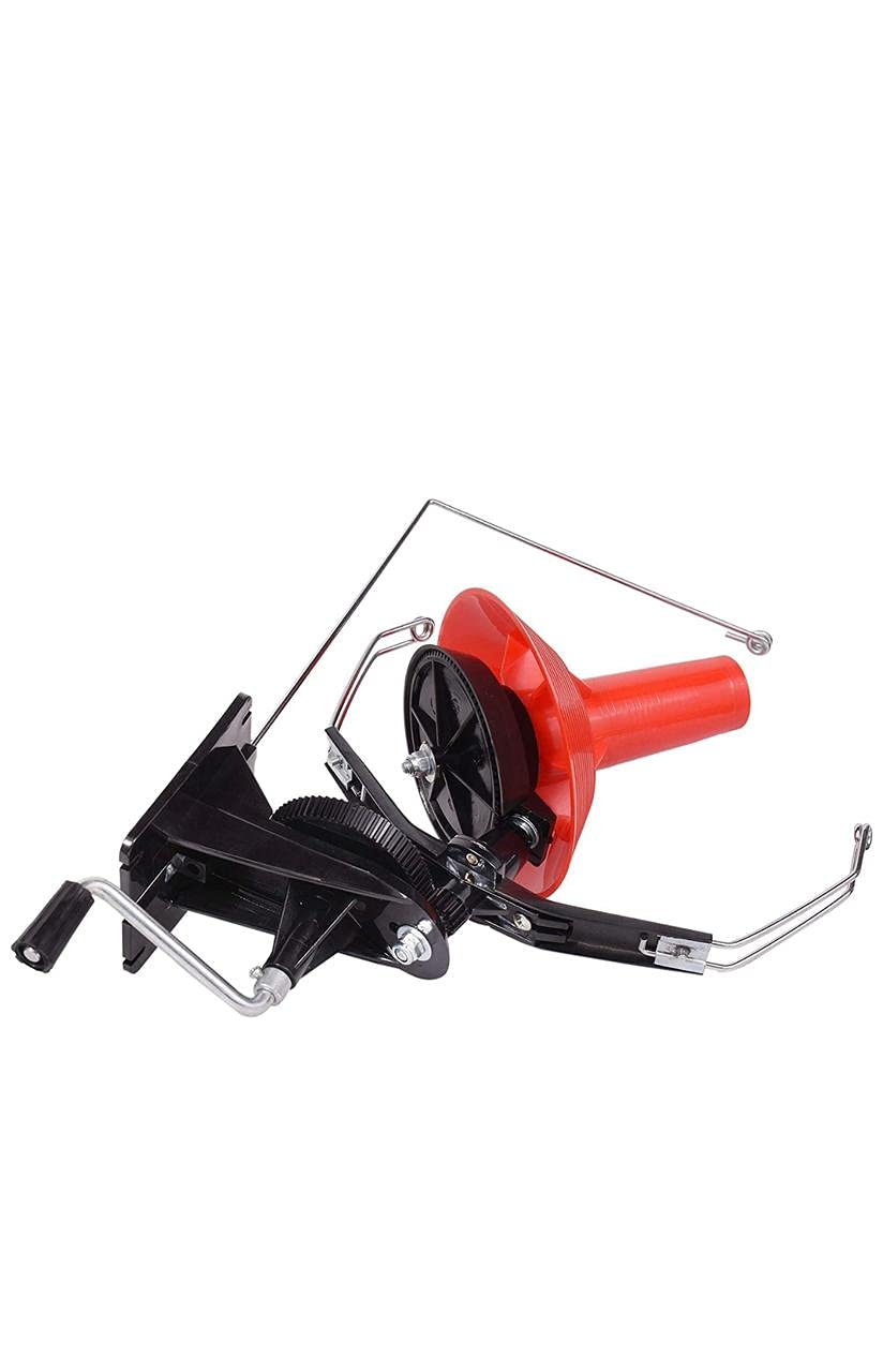 WHITE TIGER KNIT Yarn, Wool Winder Hand Operated Machine for Knitting & Crocheting (Red) (12.5x5x5.5) 1