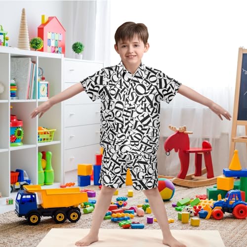 Image of visesunny Little Boys Short Sleeve T-Shirt Beach Shirts for kids children Casual Shorts Set Summer Clothes Outfits