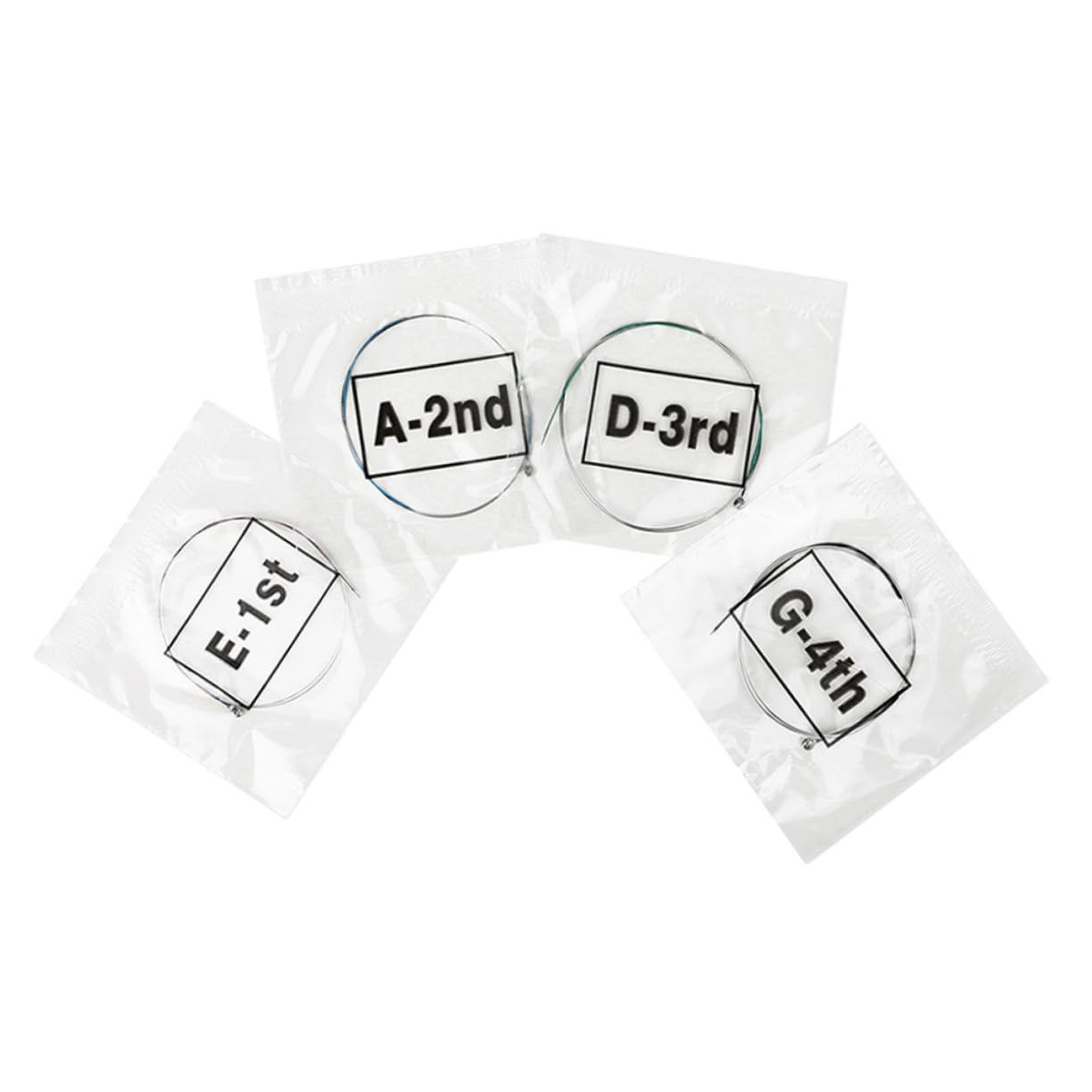 Generic 4pcs Violin Strings Full Set Copper Alloy Violin Replacement Strings Kit