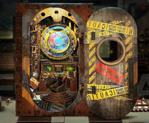 Ahilmrn Steampunk Submarine Book Nook Kit thumbnail 2