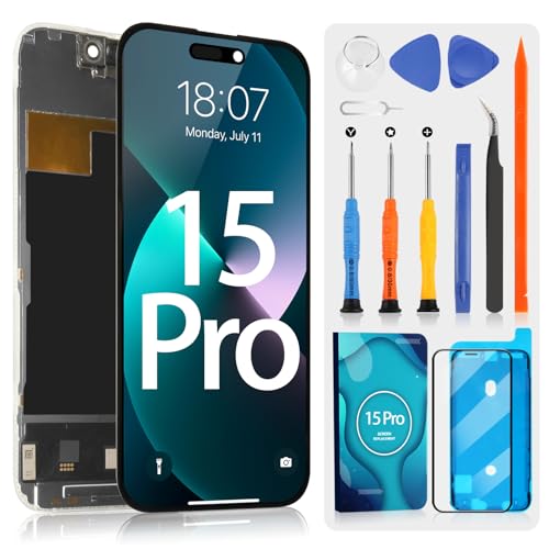 CONSIGLIO & SERVIZIO: Alcuni dei nostri kit di sostituzione per iPhone 15 Pro non includono il cavo del pulsante del volume, il cavo del pulsante di accensione e il sensore di prossimità, il che significa che è necessario trasferirli dal vecchio schermo al nuovo. Se c'è un problema di qualità del prodotto entro 3 mesi, vi preghiamo di contattarci, possiamo offrirvi un prodotto sostitutivo