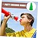 BESTonZON 4pcs Cheer Megaphone Loudspeaker Party Noisemakers for Soccer Matches School Events Weddings and Year Celebrations Fun Sports Favors