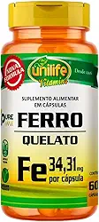 Ferro Quelato "Fe" - 60 cápsulas