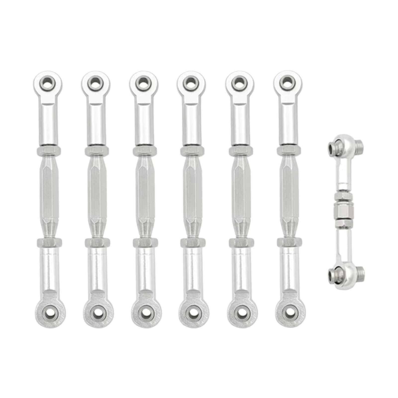 Rc Special Connecting Rod for Slash for VXL for Stampede for Hoss 1/10 2wd Metal Camber Link Rod Linkage Set RC Car Tracked Vehicles Parts and Accessories Replacement Use