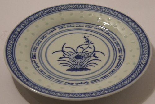 Plates 25cm/10" Dia Ceramic Rice Pattern Guaranteed quality